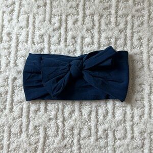 BabyBling KNOT headband - color: navy